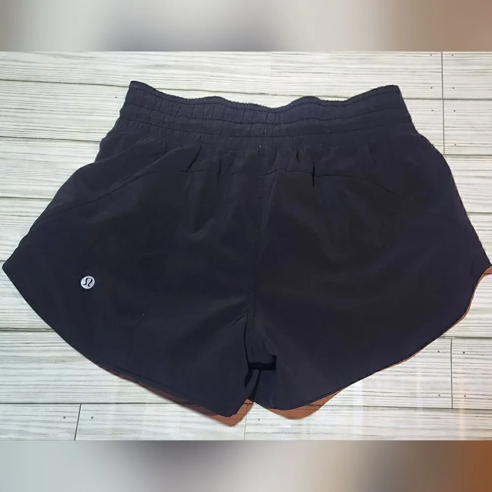 Lululemon Athletica Choose a Side Shorts Black and Heather Gray Size 4